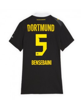 Ženski Nogometna dresi replika Borussia Dortmund Ramy Bensebaini #5 Gostujoči 2026-27 Kratek rokav